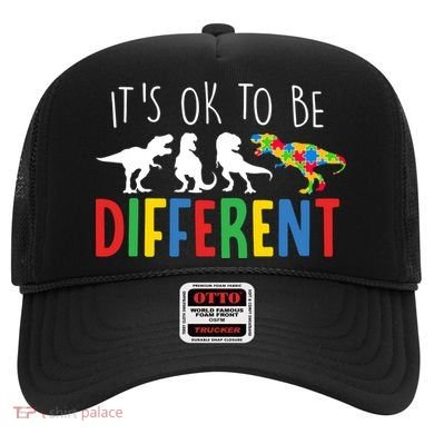 Its Ok To Be Different Autism Awareness Dinosaurs Hat