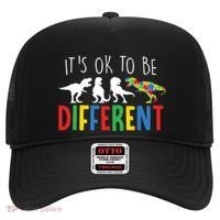Its Ok To Be Different Autism Awareness Dinosaurs Hat thumb 0