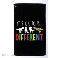 Its Ok To Be Different Autism Awareness Dinosaurs Golf Towel thumb 0