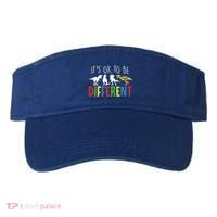 Its Ok To Be Different Autism Awareness Dinosaurs Visor thumb 0