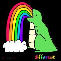 It's Ok To Be Different Autism Awareness Dinosaur Coffee Mug thumb 5