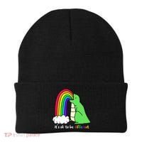 It's Ok To Be Different Autism Awareness Dinosaur Beanie thumb 0
