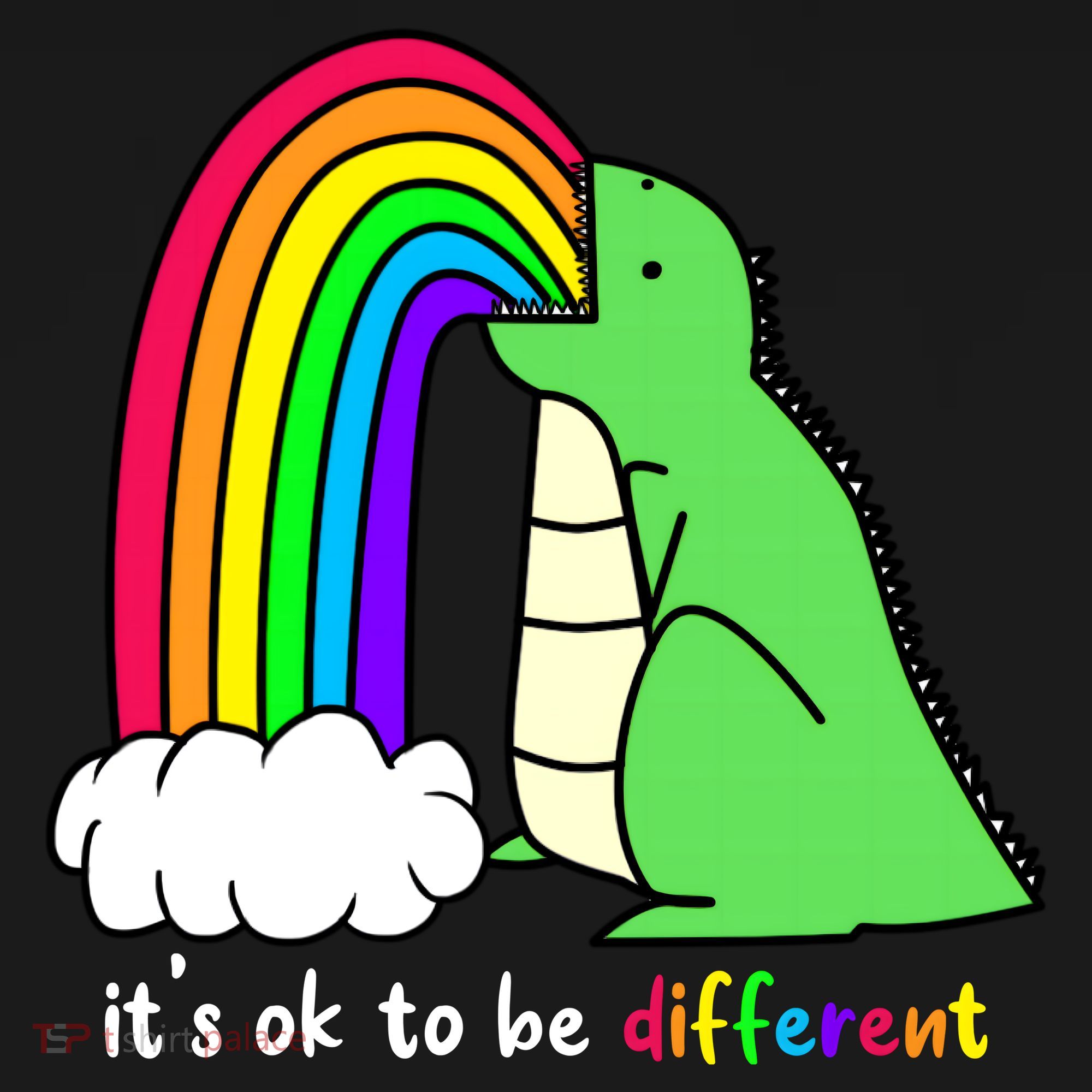 It's Ok To Be Different Autism Awareness Dinosaur Polo