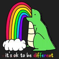 It's Ok To Be Different Autism Awareness Dinosaur Tumbler thumb 3