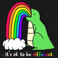 It's Ok To Be Different Autism Awareness Dinosaur Women's Tank Top thumb 5
