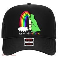 It's Ok To Be Different Autism Awareness Dinosaur Hat thumb 0