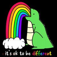 It's Ok To Be Different Autism Awareness Dinosaur Toddler Hoodie thumb 2