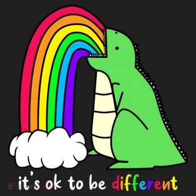 It's Ok To Be Different Autism Awareness Dinosaur Plastic Christmas Ball Ornament