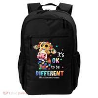It's Ok To Be Different Heifer Cow Autism Awareness Backpack thumb 0