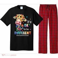 It's Ok To Be Different Heifer Cow Autism Awareness Pajama Set thumb 0