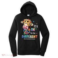 It's Ok To Be Different Heifer Cow Autism Awareness Women's Hoodie thumb 0