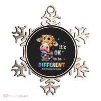 It's Ok To Be Different Heifer Cow Autism Awareness Ornament thumb 0