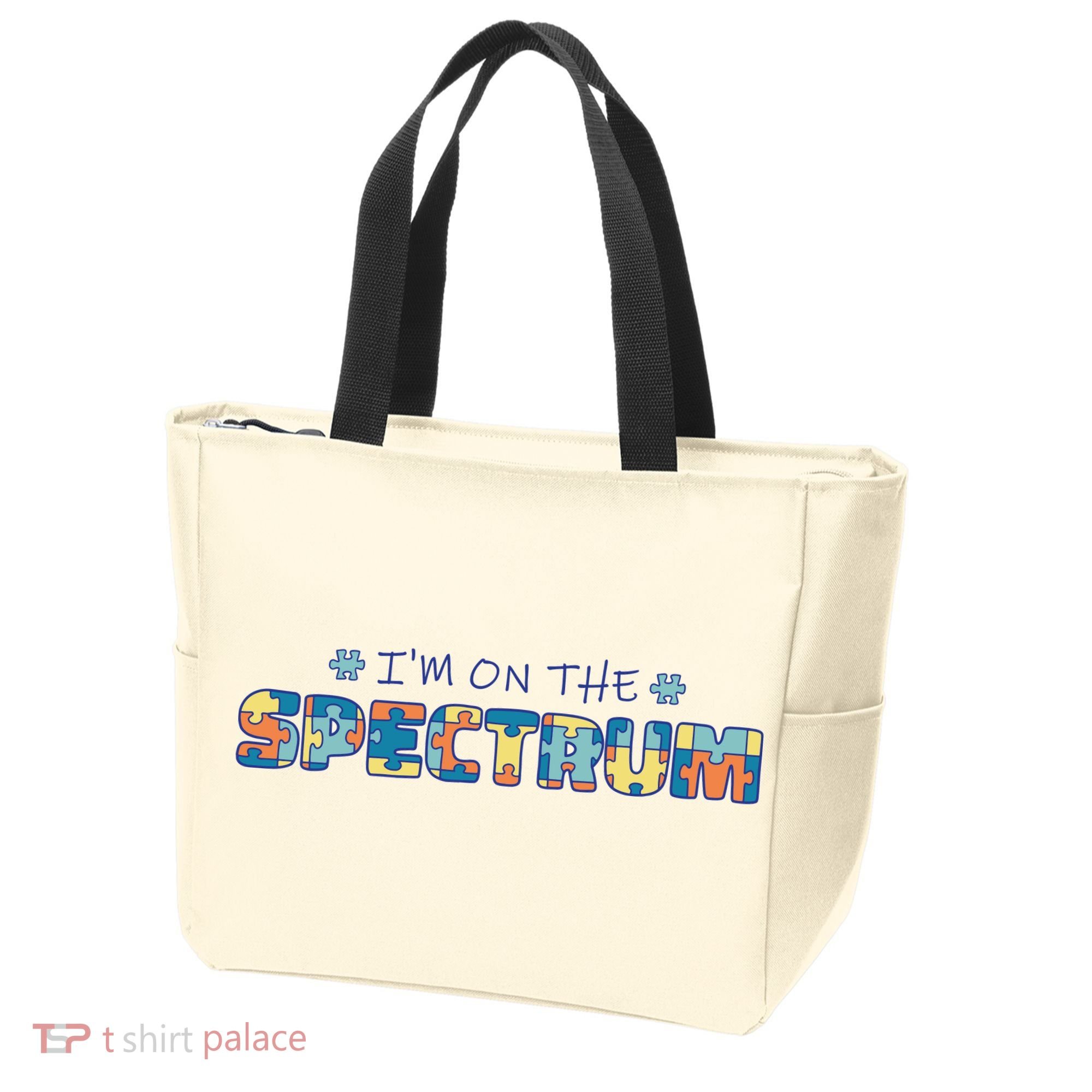 I'm On The Spectrum Autism Awareness Tote Bag