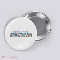 I'm On The Spectrum Autism Awareness Button thumb 0