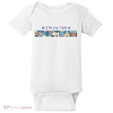 I'm On The Spectrum Autism Awareness Baby Bodysuit