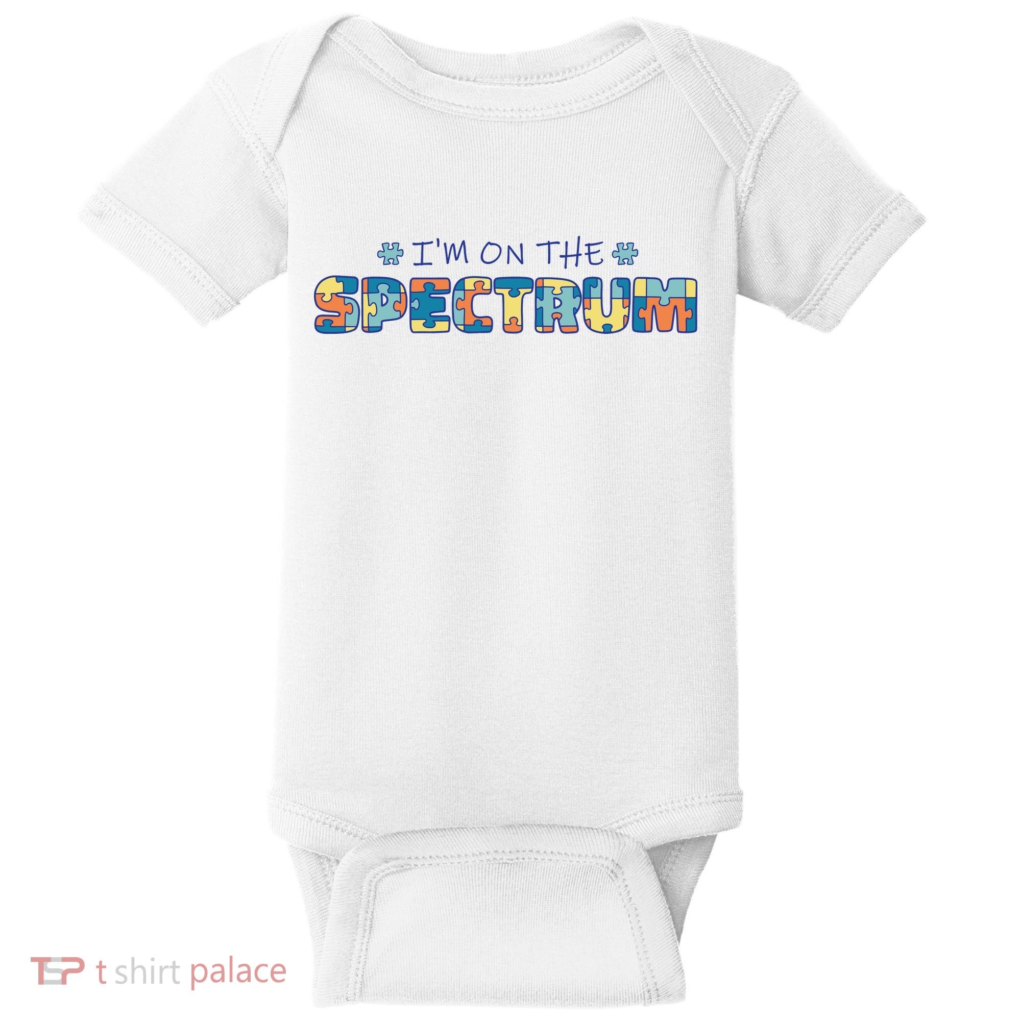 I'm On The Spectrum Autism Awareness Baby Bodysuit
