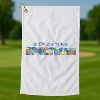 I'm On The Spectrum Autism Awareness Golf Towel thumb 1