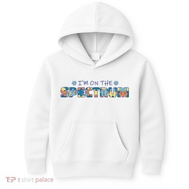 I'm On The Spectrum Autism Awareness Kids Hoodie