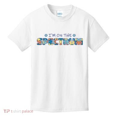 I'm On The Spectrum Autism Awareness Kids T-Shirt
