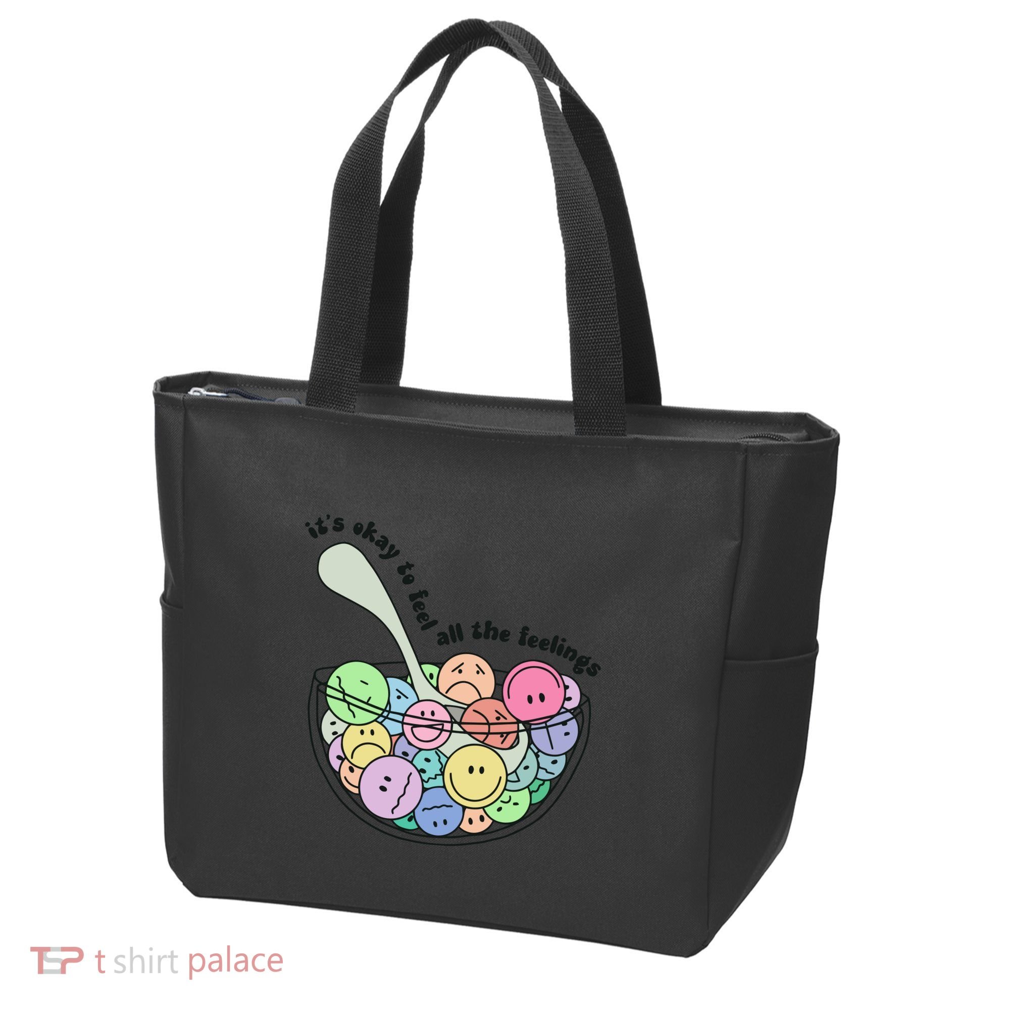 Its Okay To Feel All The Feelings Tote Bag