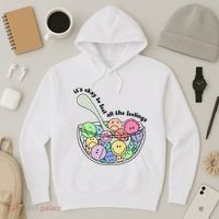 Its Okay To Feel All The Feelings Hoodie thumb 3