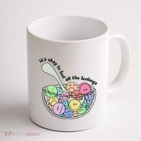 Its Okay To Feel All The Feelings Coffee Mug thumb 1