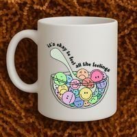Its Okay To Feel All The Feelings Coffee Mug thumb 2