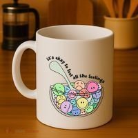 Its Okay To Feel All The Feelings Coffee Mug thumb 4