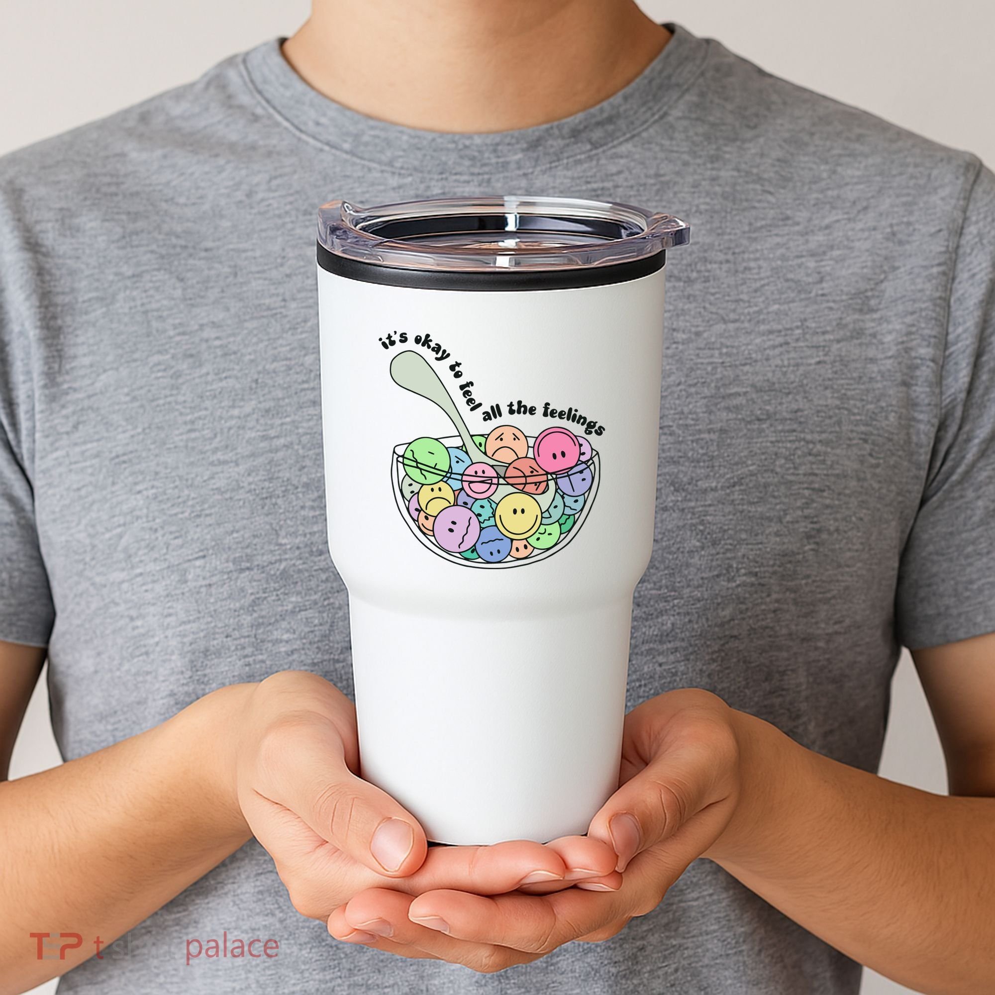 Its Okay To Feel All The Feelings Tumbler