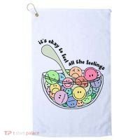 Its Okay To Feel All The Feelings Golf Towel thumb 0