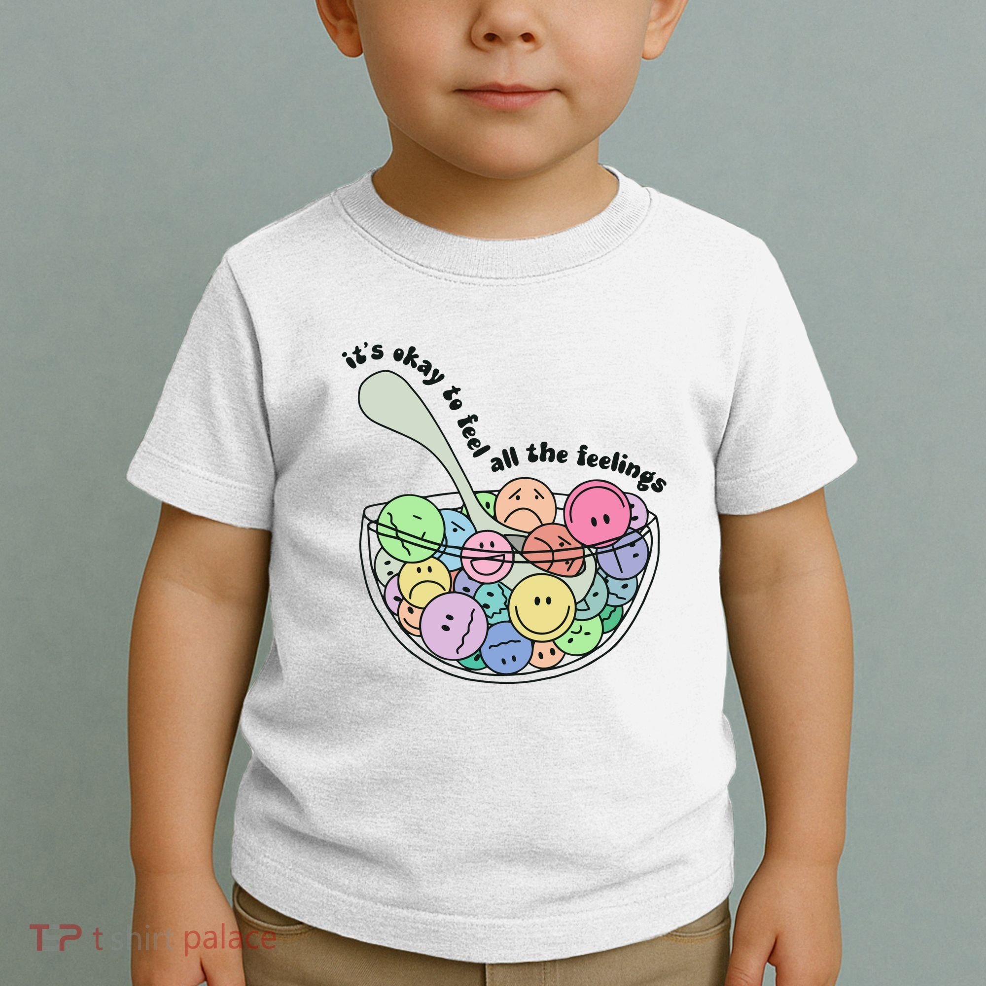 Its Okay To Feel All The Feelings Toddler T-Shirt