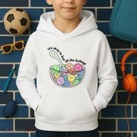 Its Okay To Feel All The Feelings Kids Hoodie thumb 2