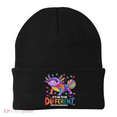 It's OK To Be Different Autism Awareness Axolotl Lovers Beanie