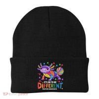 It's OK To Be Different Autism Awareness Axolotl Lovers Beanie thumb 0