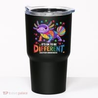It's OK To Be Different Autism Awareness Axolotl Lovers Tumbler thumb 0