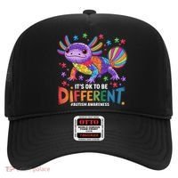 It's OK To Be Different Autism Awareness Axolotl Lovers Hat thumb 0
