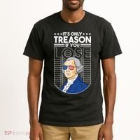 It's Only Treason if You Lose George Washington Tall T-Shirt thumb 2