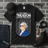 It's Only Treason if You Lose George Washington Tall T-Shirt thumb 3
