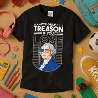 It's Only Treason if You Lose George Washington Kids T-Shirt thumb 3