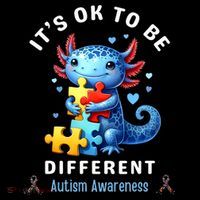It's Ok To Be Different Autism Awareness Cute Axolotl Animal  Coffee Mug thumb 5
