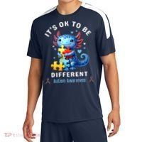 It's Ok To Be Different Autism Awareness Cute Axolotl Animal  Sport-Tek Competitor United Soccer Jersey thumb 0