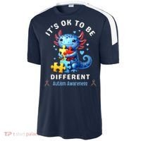 It's Ok To Be Different Autism Awareness Cute Axolotl Animal  Sport-Tek Competitor United Soccer Jersey thumb 2