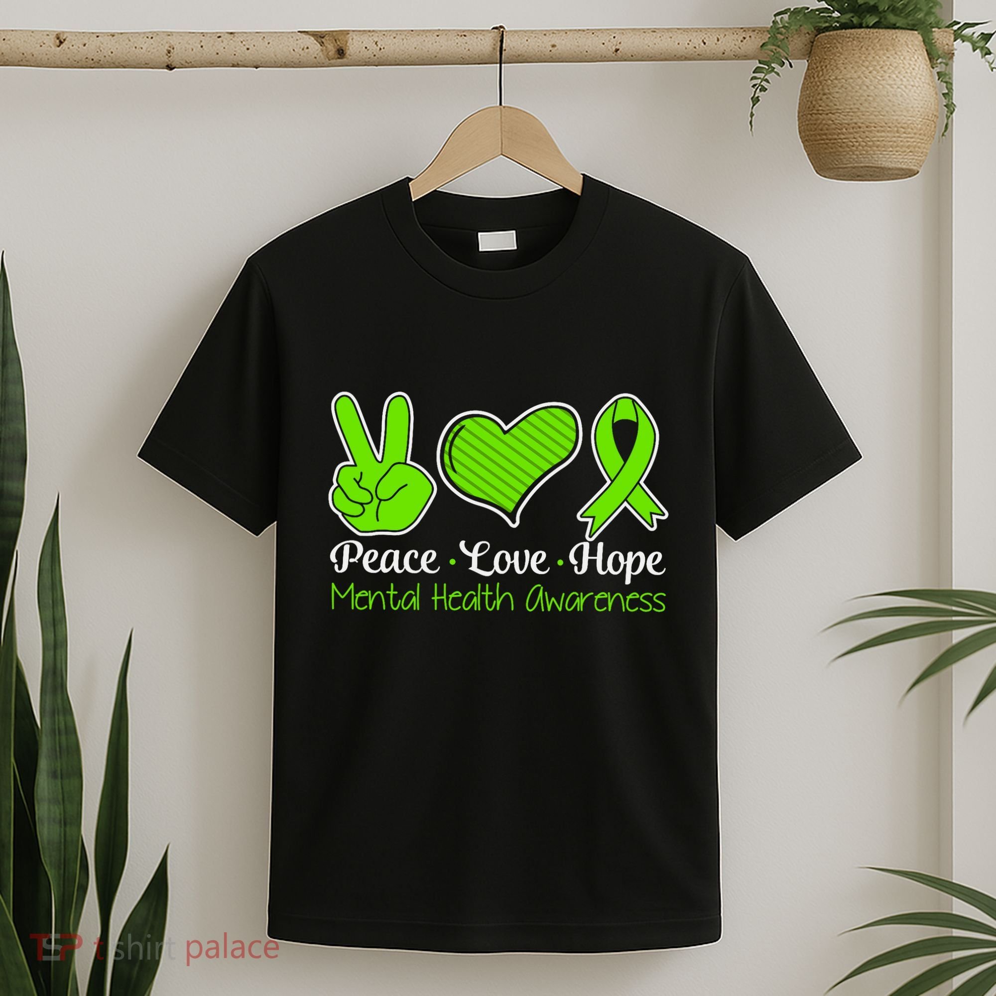 Its Okay To Not Be Okay Mental Health Awareness Ribbon T-Shirt