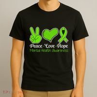 Its Okay To Not Be Okay Mental Health Awareness Ribbon T-Shirt thumb 3