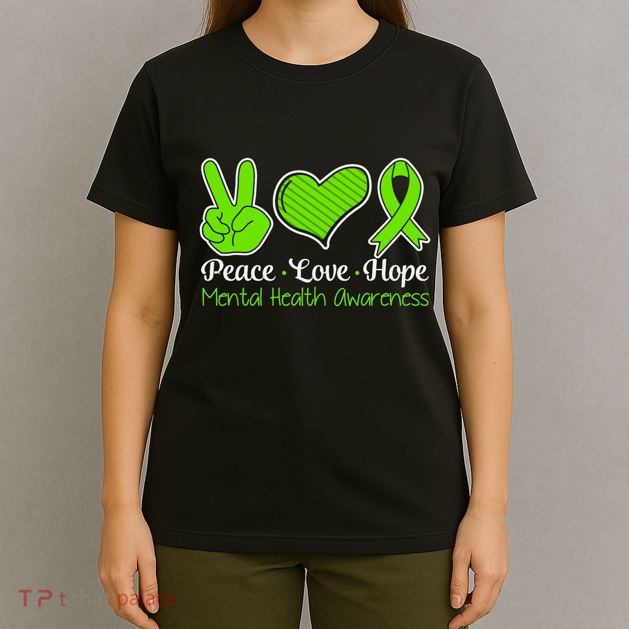 Its Okay To Not Be Okay Mental Health Awareness Ribbon T-Shirt