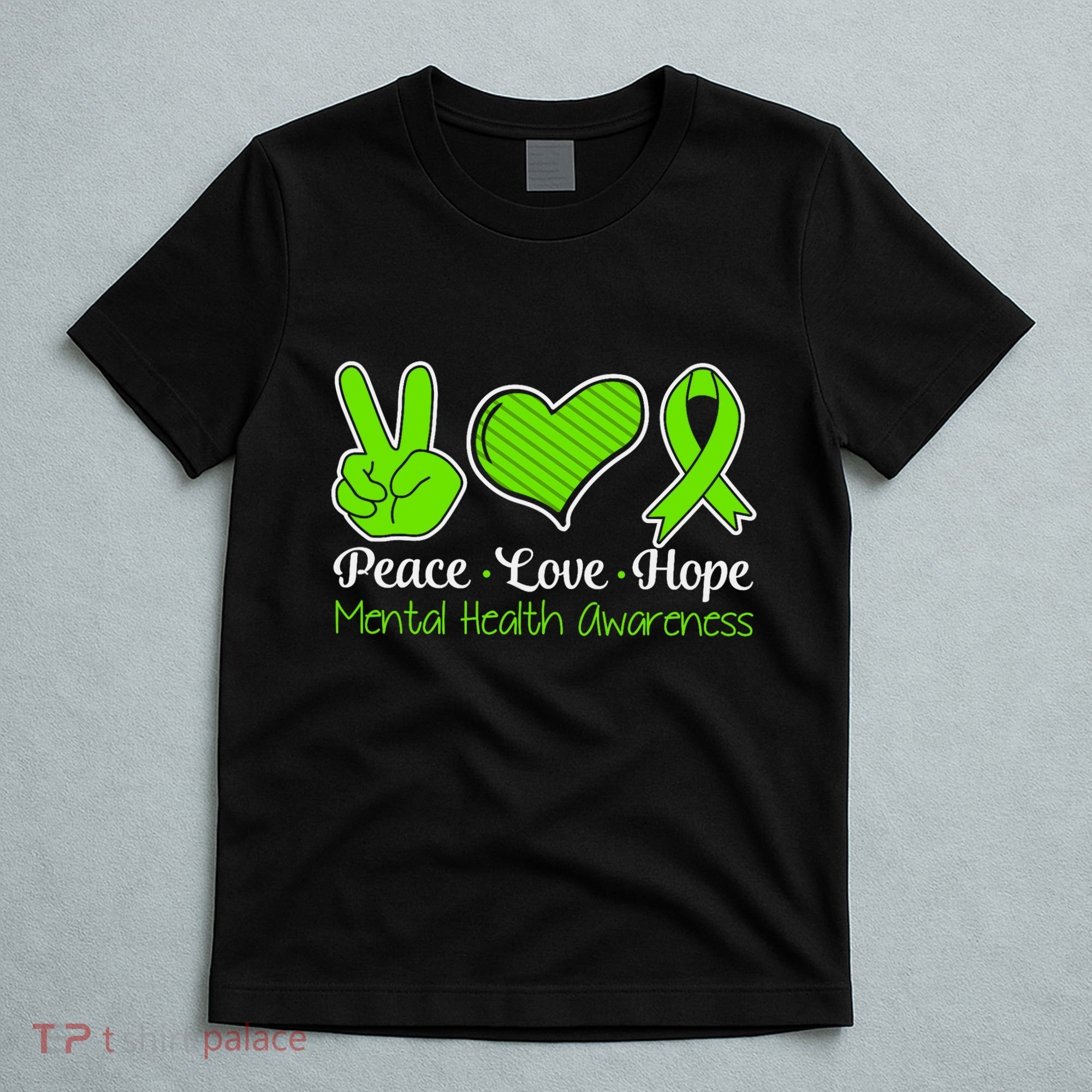 Its Okay To Not Be Okay Mental Health Awareness Ribbon T-Shirt