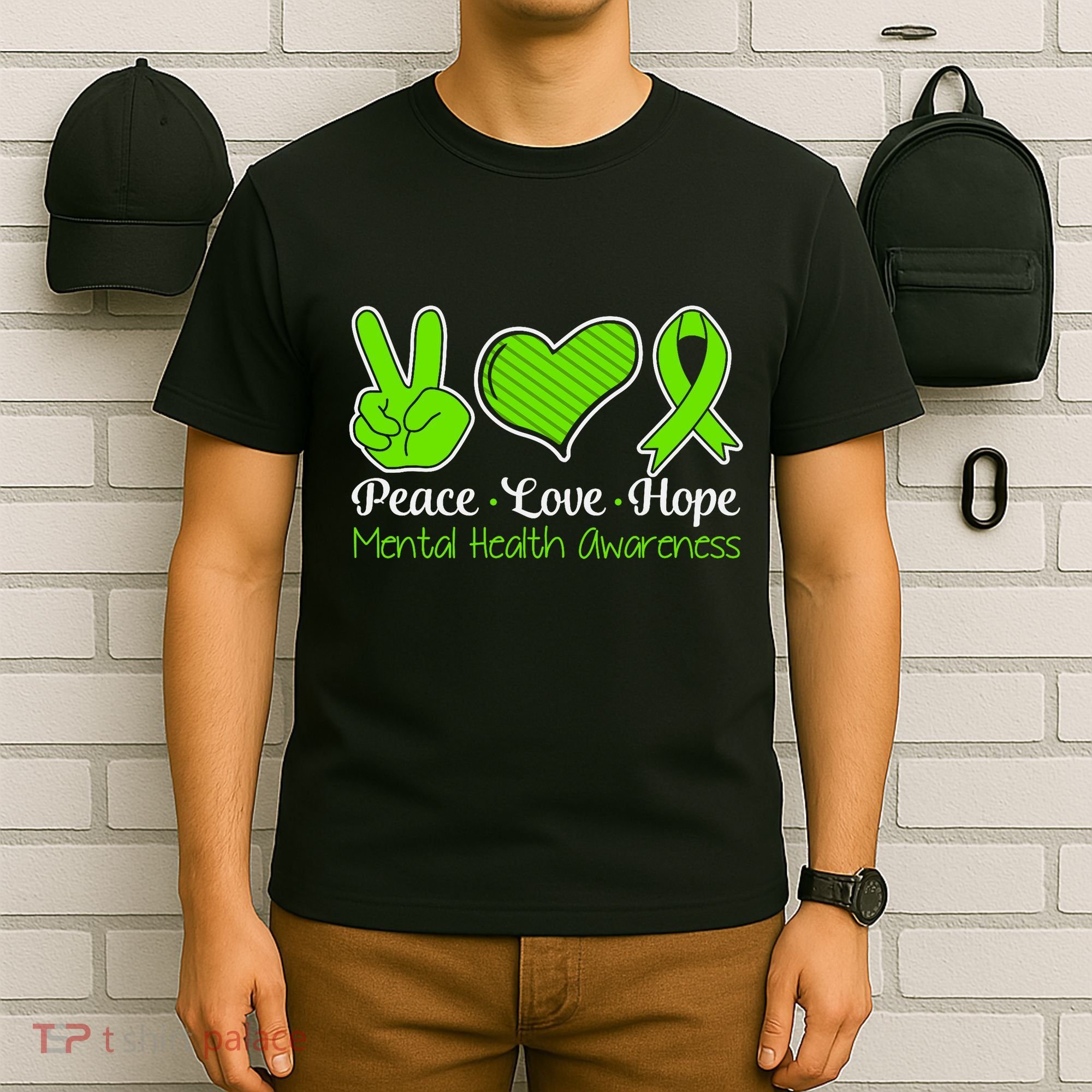 Its Okay To Not Be Okay Mental Health Awareness Ribbon T-Shirt