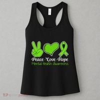 Its Okay To Not Be Okay Mental Health Awareness Ribbon Women's Tank Top thumb 3