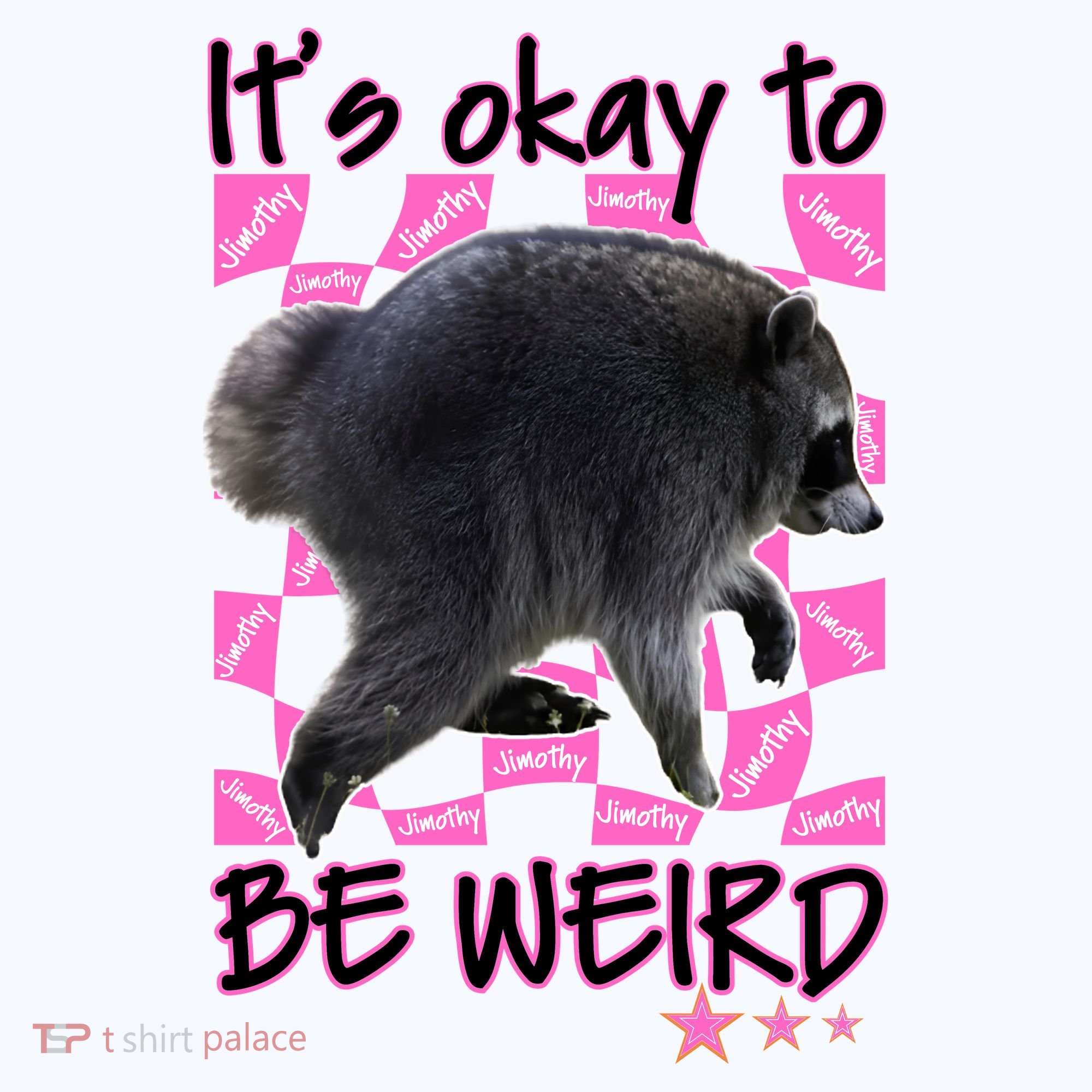 It's Okay To Be Weird Jimothy The Raccoon Meme Visor