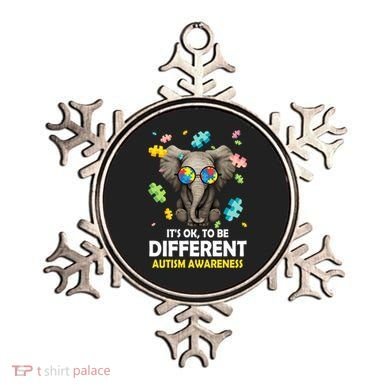 It's Ok To Be Different Elephant Autism Awareness Puzzle Meaningful Gift Ornament